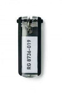 Zawieszki do kluczy (6szt.) czarne 195701 DURABLE KEY CLIP