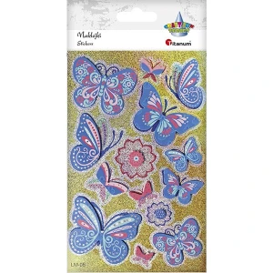 Naklejki foliowo-papierowe 3D MOTYLE 14szt. 486977 TITANUM