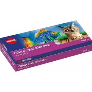 Glina rzeźbiarska naturalna MONA 500 g 0258 ST.MAJEWSKI