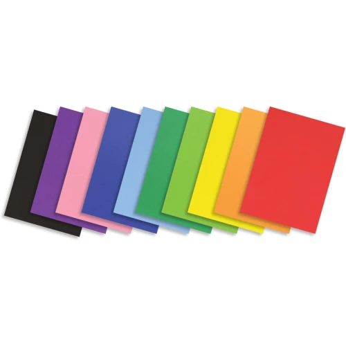 Pianka PVC A4, 10 ark., 10 kolorów KP-0242 ALIGA