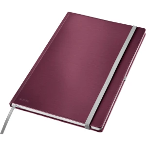 Notatnik w twardej oprawie Style A4 w kratkę ciemnoczerwony 44761028 LEITZ