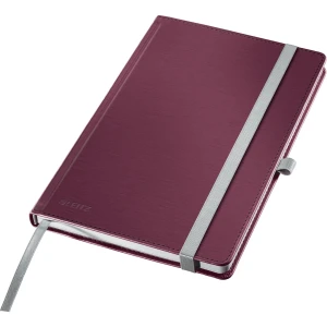 Notatnik w twardej oprawie Style A5 w kratkę ciemnoczerwony 44861028 LEITZ