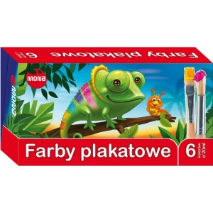 Farby plakatowe MONA 6 kol.20 ml 0081 ST.MAJEWSKI