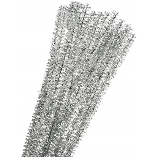 Druty pluszowe DPK-02 srebrne