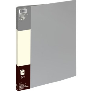 Teczka ofertowa 9002A szara 20 koszulek 120-1820 GRAND