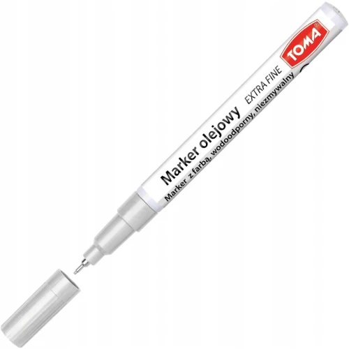 Marker olejowy EXTRA FINE srebrny TO-442 TOMA