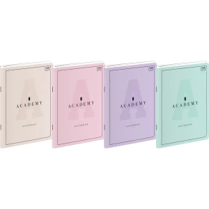 Zeszyt A5 60k linia M 90g ACADEMY PASTEL