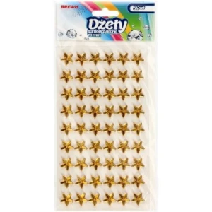 Naklejki dżety gwiazdki srebrne 10mm DS41 BREWIS