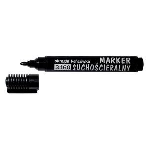 Marker suchościeralny okrągły 3160 czarny 101101 D.RECT