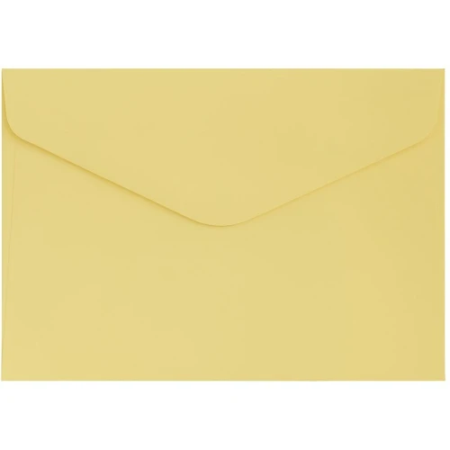 Koperta C6 gładki żółty satynowany 130g. (10szt.) 280237 Galeria Papieru