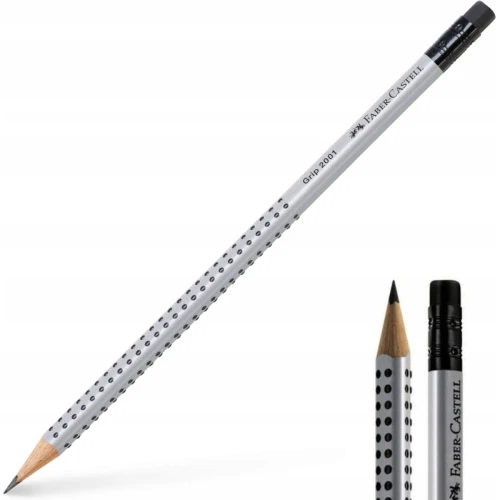 Ołówek GRIP 2001 HB z gumką 117200 Faber-Castell
