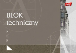 Blok techniczny A3 biały 160g. 10 kartek UNIPAP