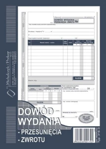 316-3 DW Dowód wydan.prze.zwro MICHALCZYK I PROKOP