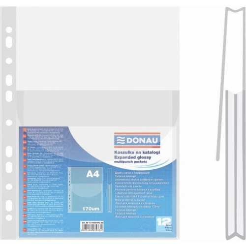 Koszulka na katalog z klapką A4 krystaliczna 170mic 1775001PL-00 DONAU