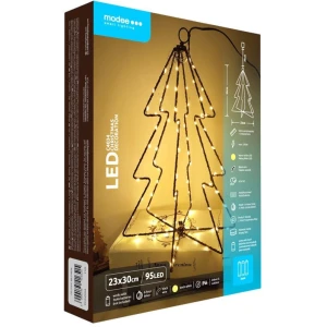 Dekoracja choinka na baterie MODEE 30x23cm ciepła barwa 95LED ML-C4034