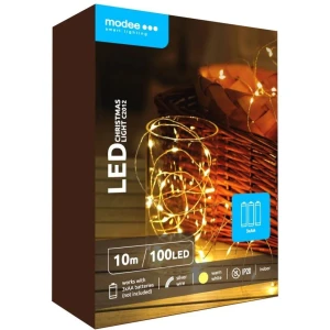 Lampki dekoracyjne na baterie MODEE 10m ciepła barwa 100LED ML-C2012