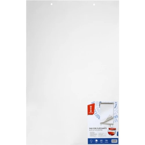 Blok do flipchartów gładki, biały 20kartek, 65x100cm MB001 MEMOBE