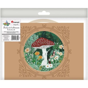Zestaw do haftowania MUCHOMOR 15cm 663170 TITANUM