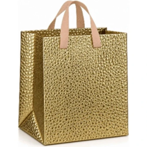 Torebka prezentowa VEL1004 ZŁOTA 18x23x10cm PaKaDo