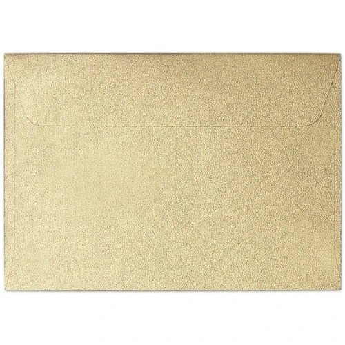 Koperta B7 PEARL złoty 120g. (10szt.) 280515 Galeria Papieru