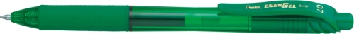 Pióro kulkowe PENTEL BL107 0.7mm zielone z tuszem żelowym