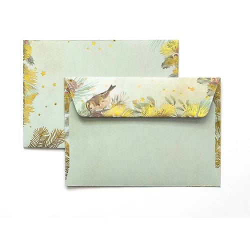 Koperta C6 Złote Święta P 120g. (10szt.) 280294 Galeria Papieru