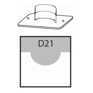 Nóż D21 do wycinania “łezek” do kalendarzy