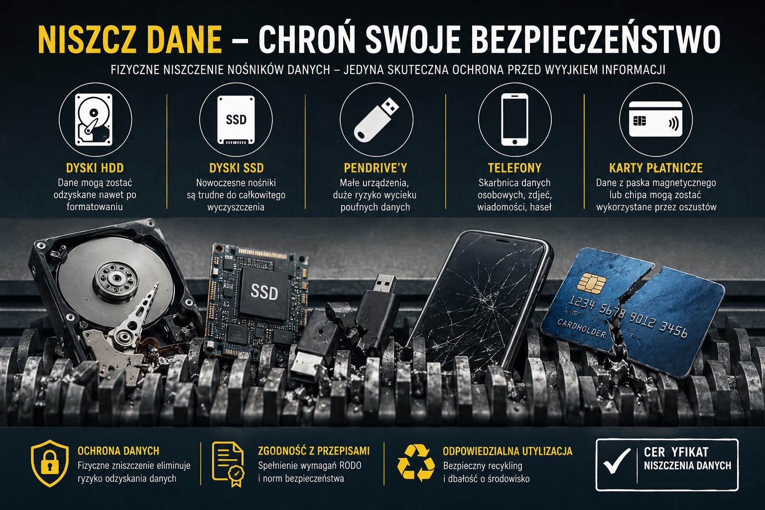 Niszczenie nośników danych