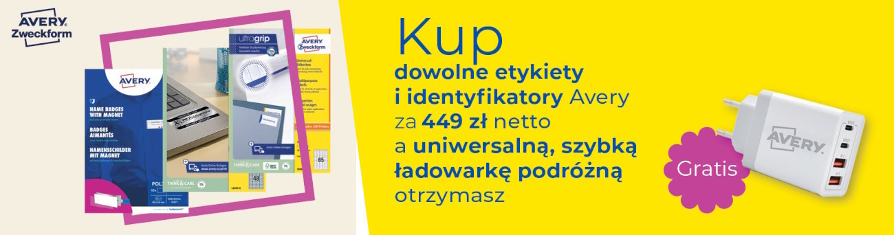 Avery Zweckform plus ładowarka